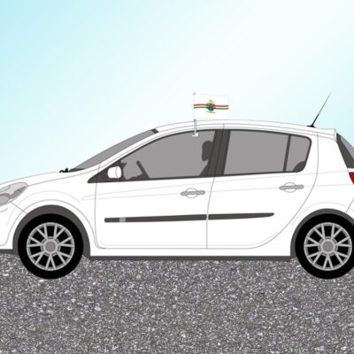 Autós település zászló