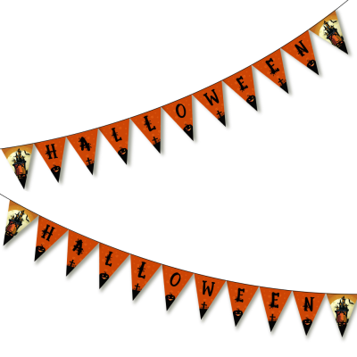Halloweeni zászlófüzér